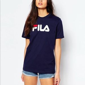 Fila boyfriend t-shirt with front logo